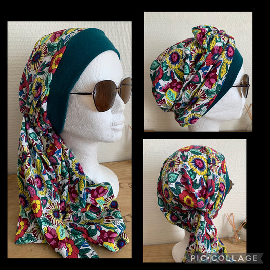 SUBLIMANT Bonnet de chimiothérapie foulard légèreté N2