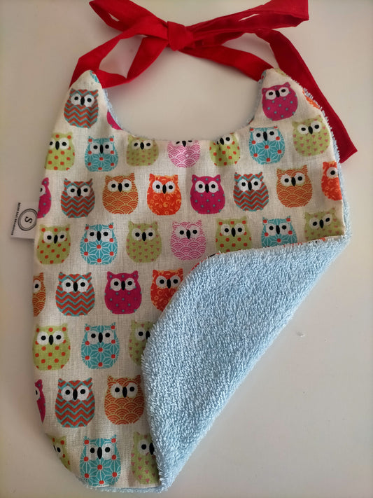 Bavoir Bébé Coucou hibou