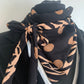 MIMI 8 Foulard façon bandana à lanières REVERSIBLE