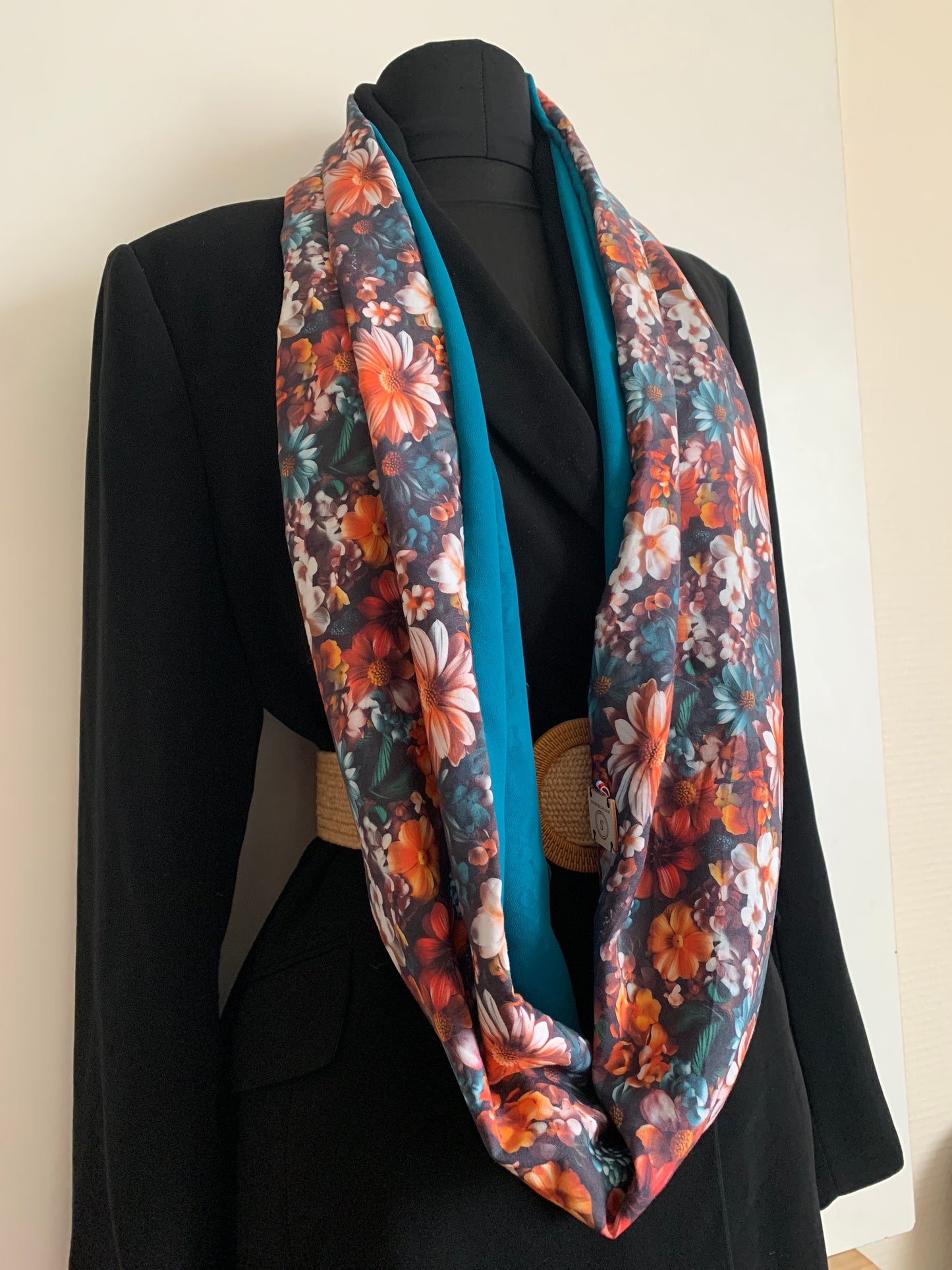 Océan Double snood tout doux MODELE UNIQUE