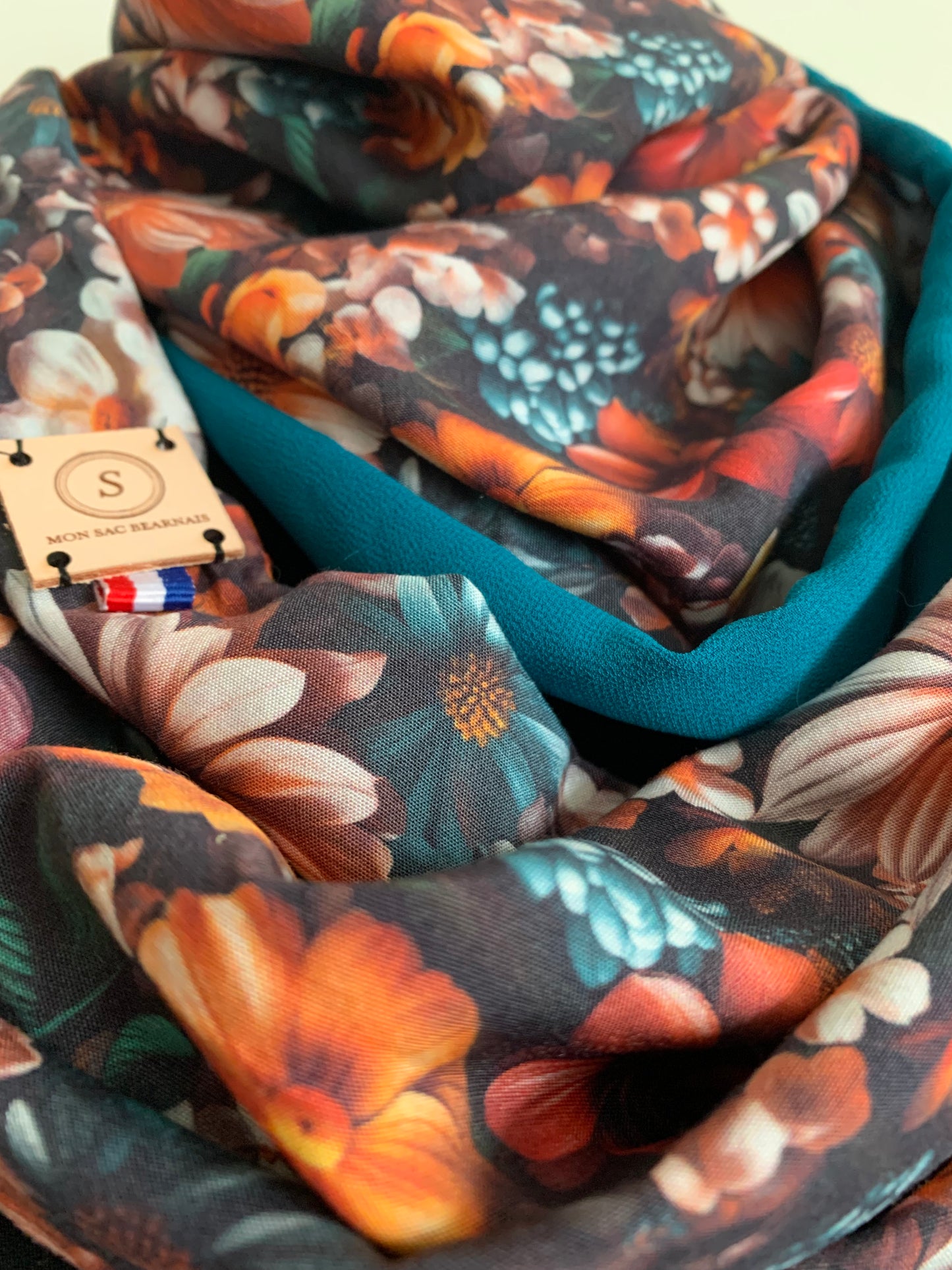 Océan Double snood tout doux MODELE UNIQUE