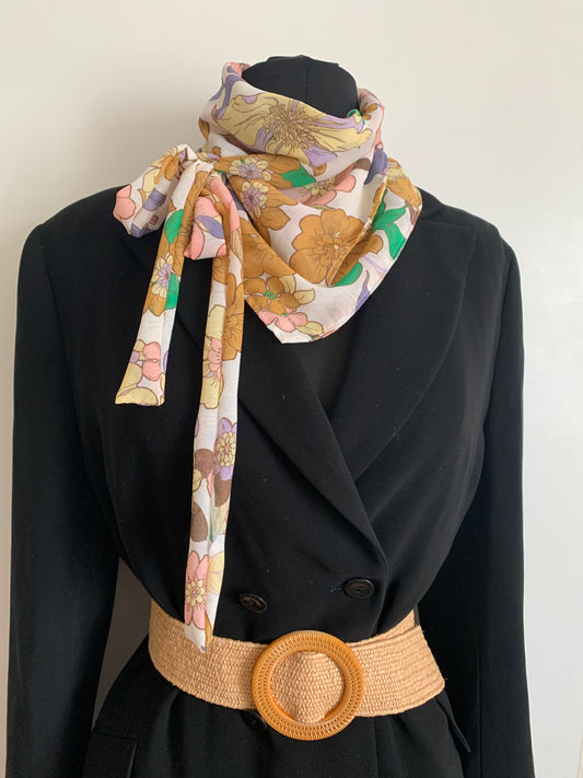 MIMI 9 Foulard façon bandana à lanières