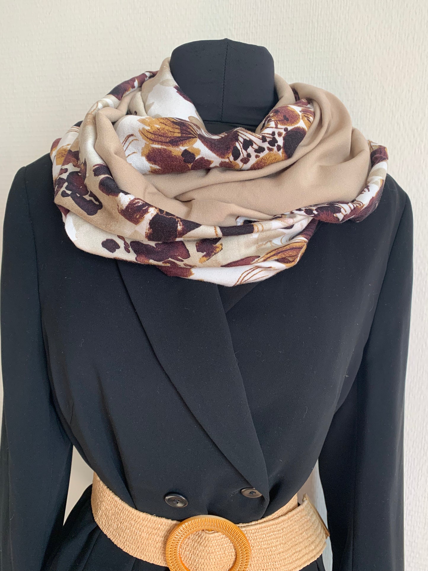 Jour de joie  Foulard double snood en viscose