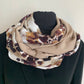 Jour de joie  Foulard double snood en viscose