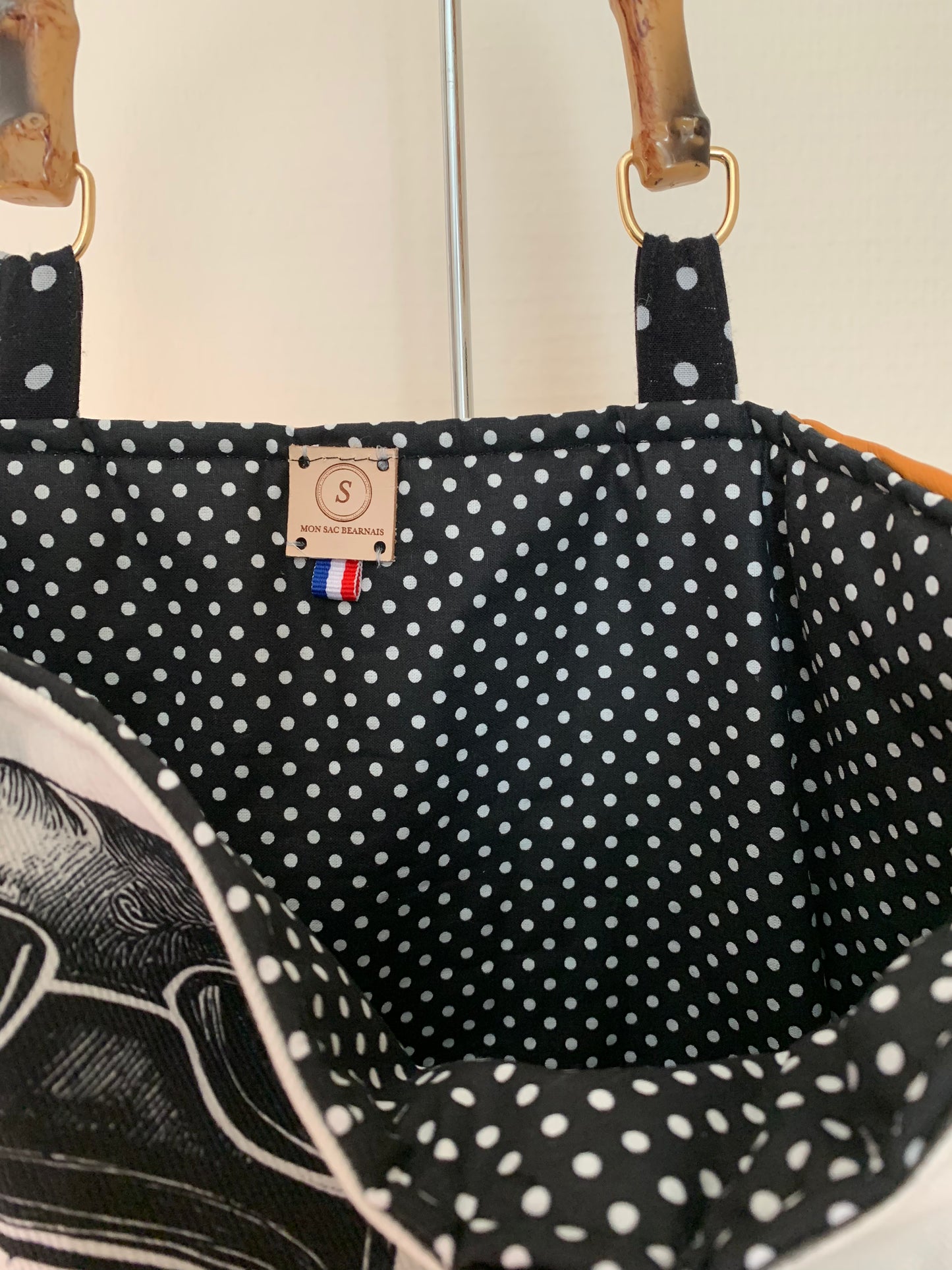 William le chien motard  Sac cabas MODELE UNIQUE