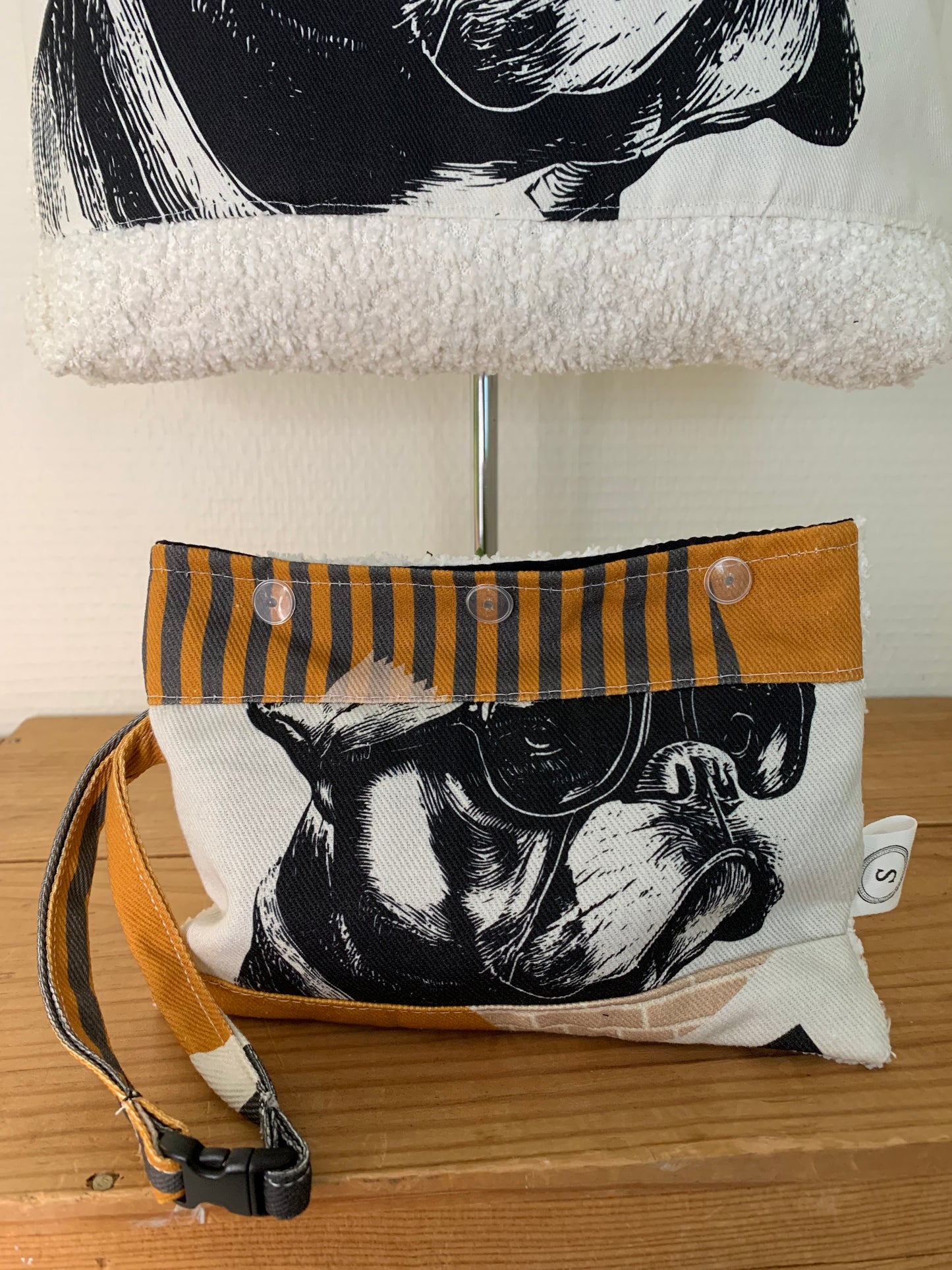 Herman Sac bouclette et pochette Modèle UNIQUE