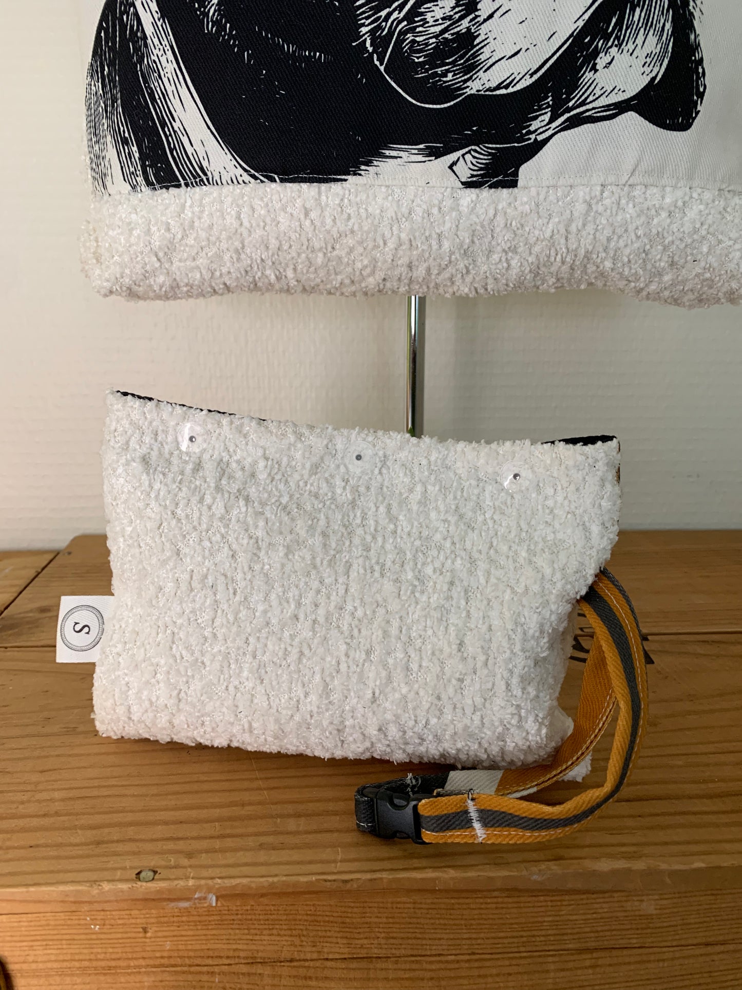 Herman Sac bouclette et pochette Modèle UNIQUE