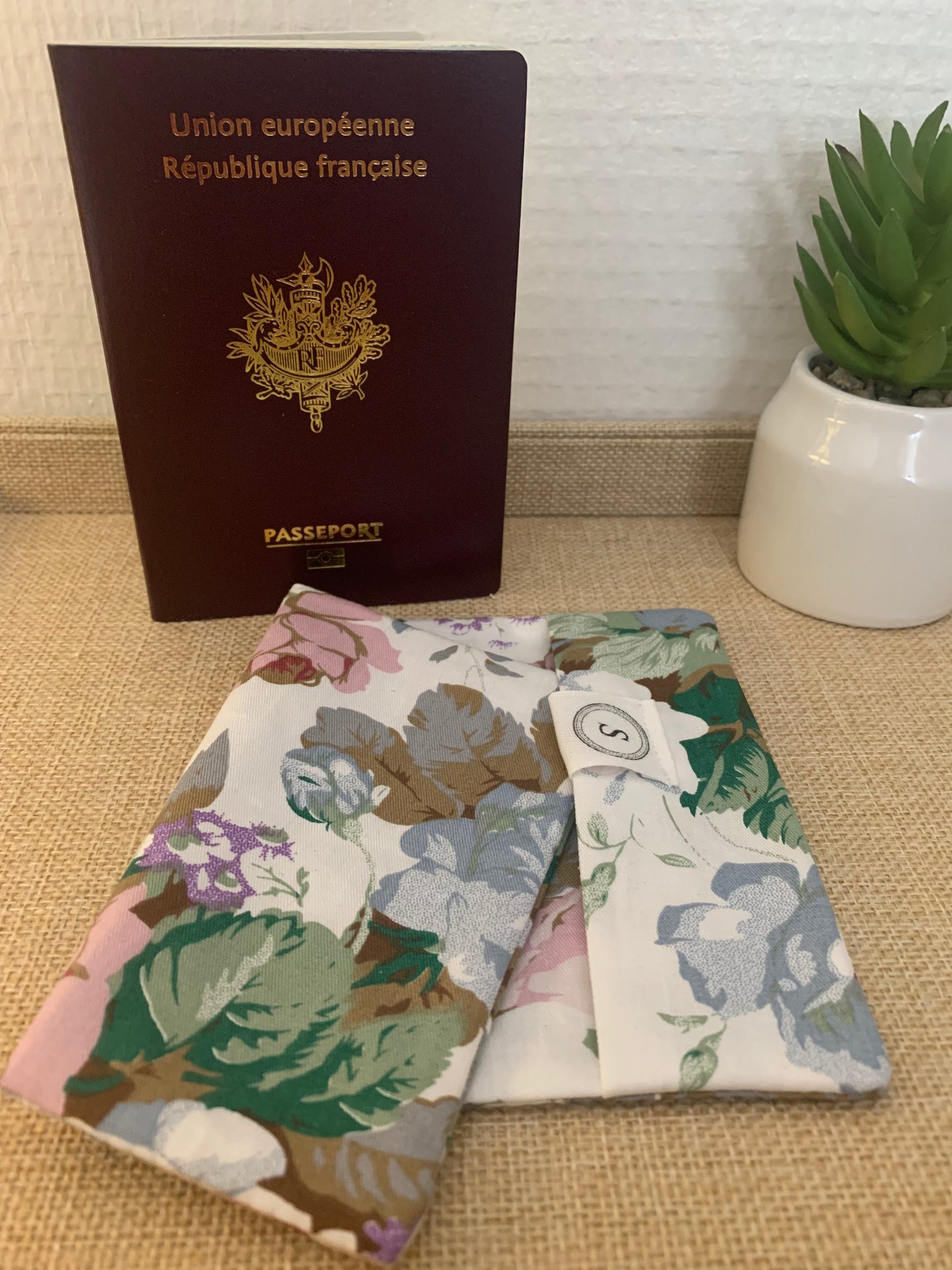 Protège passeport coton
