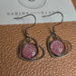 ZOU 016 Boucles d'oreilles garniture coton