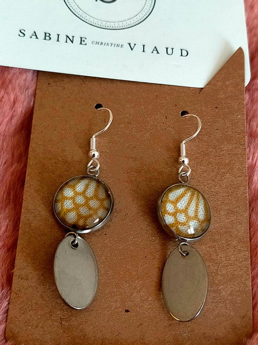ZOU 026 Boucles d'oreilles crochet plaqué argent