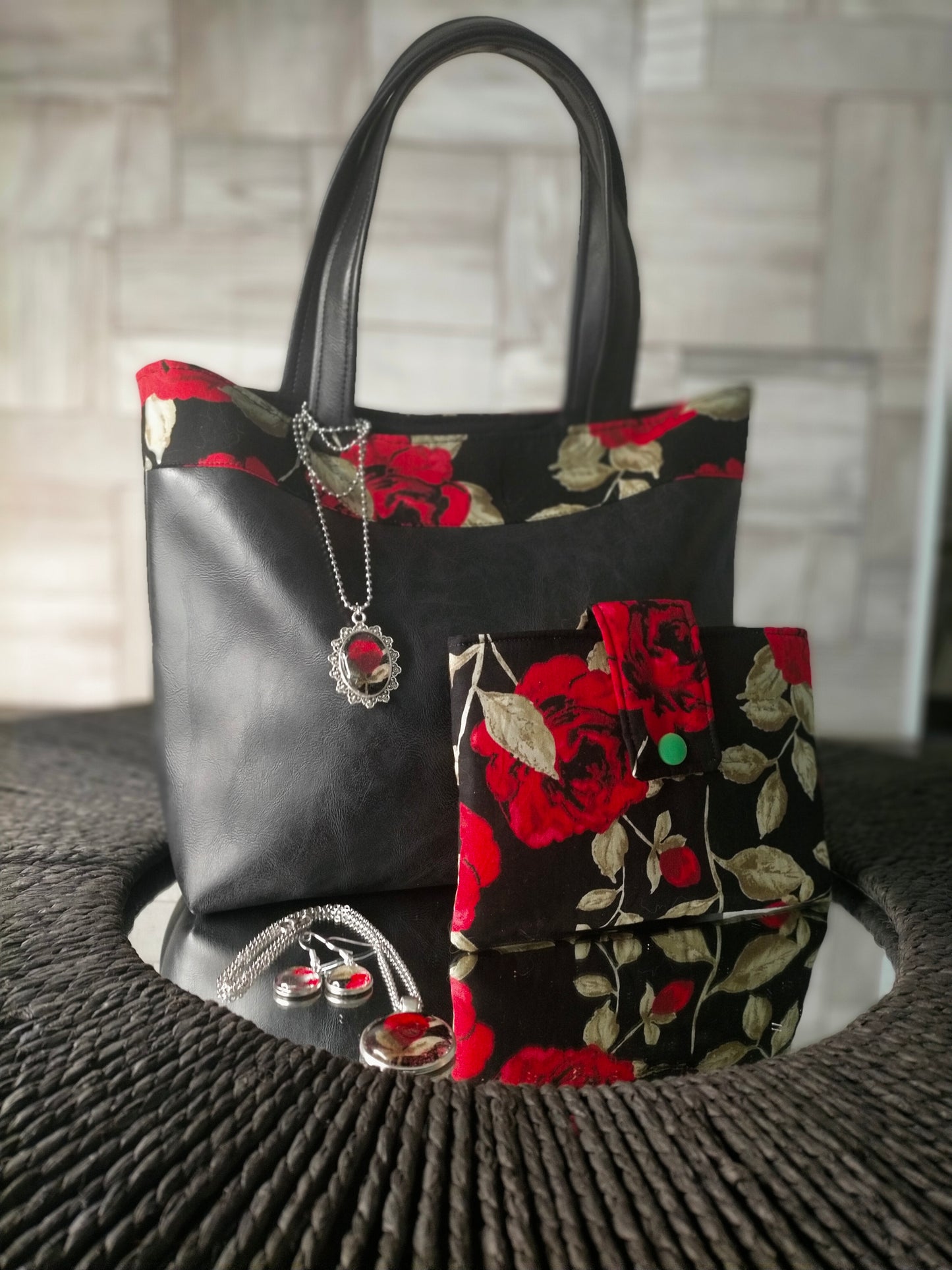 Elégance noire Sac cabas