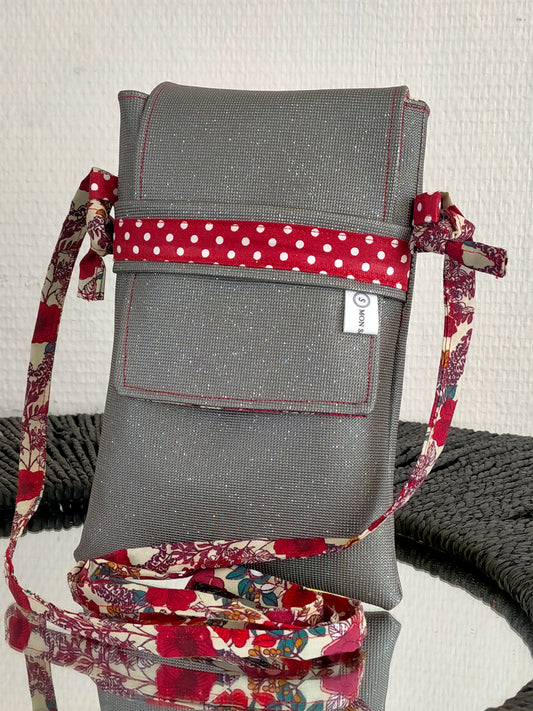 Accroche cœur Pochette en simili cuir à bandoulière